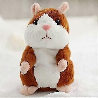 Adorável brinquedo de pelúcia de hamster falante