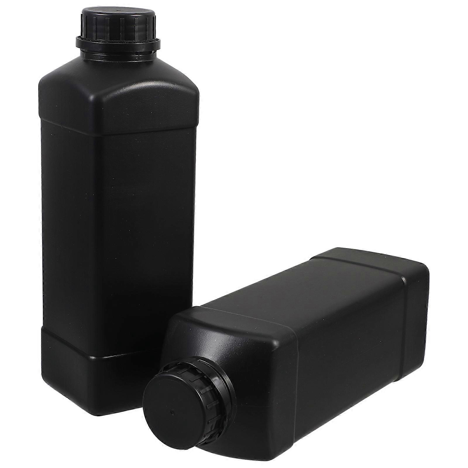 2pcs Liquid Bottles With Caps Empty Bottles Liquid Containers Liquid Bottles