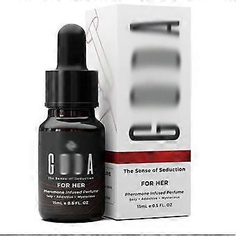 Huile parfumée For Her, parfum longue durée en flacon compte-gouttes de 15 ml