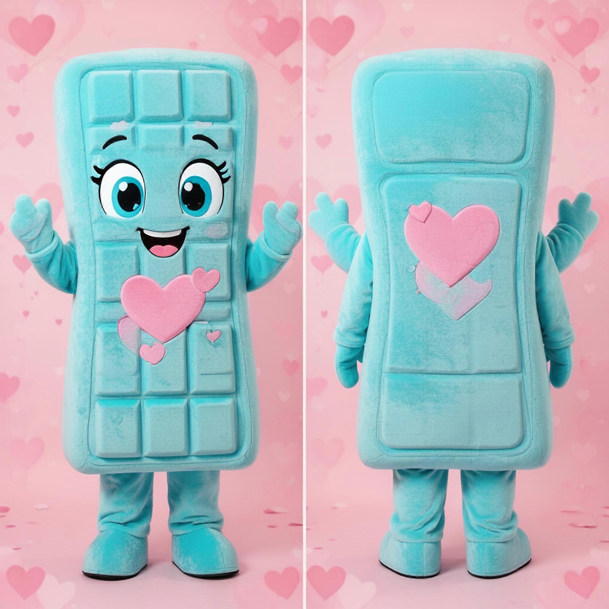 MASTICOT Cyan Velvety Chocolates Mascot