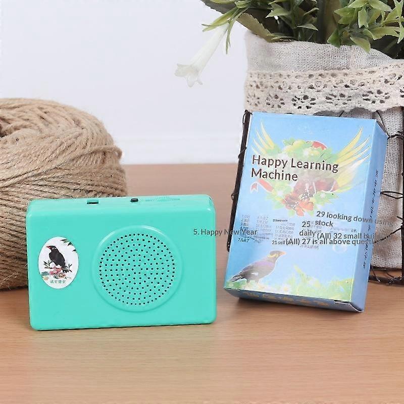 Parrot Talking Practice Trainer Loop Playback Multiple Modes Lightweight for Parakeet Daily Speech Skill Training
