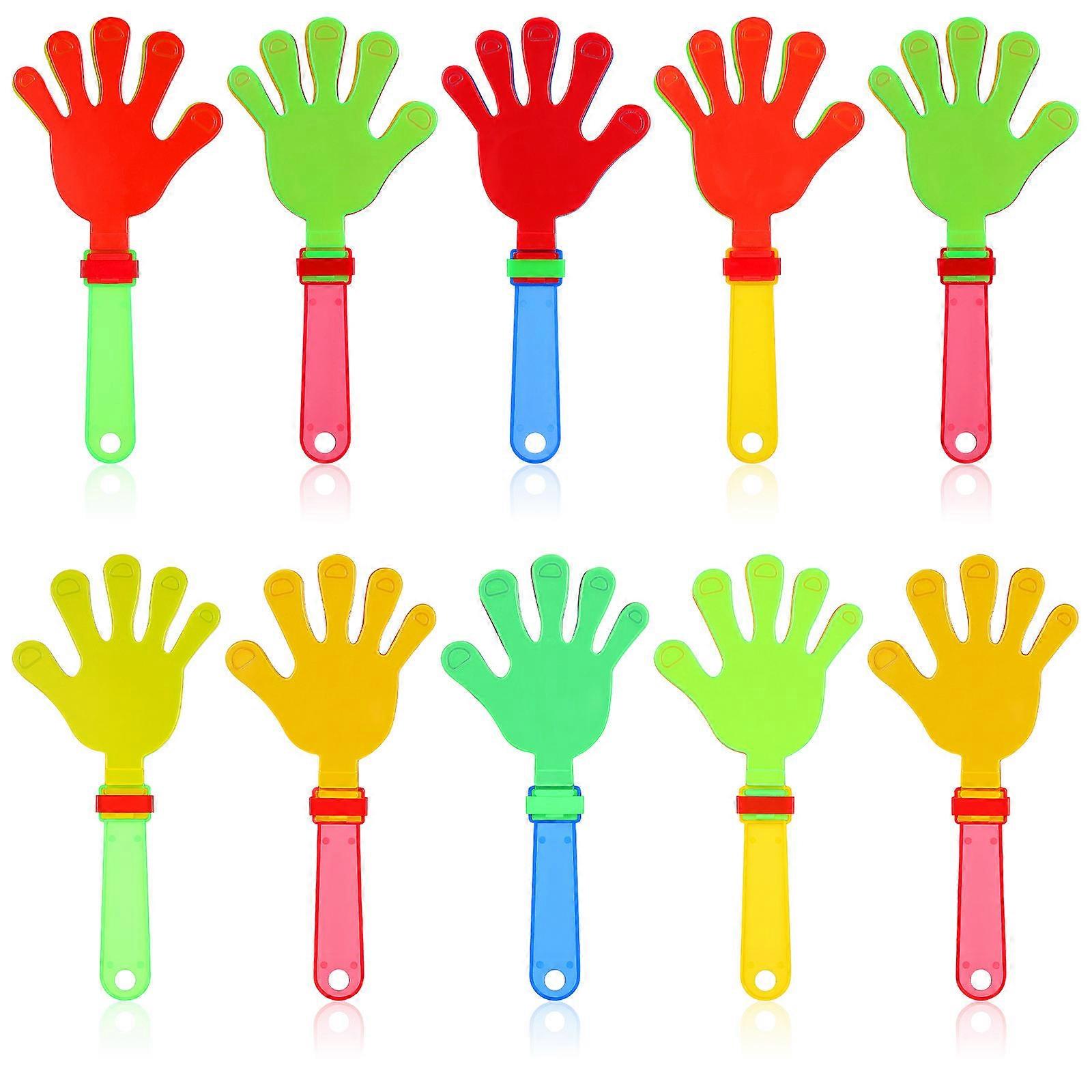 Hand Clapper Plastic Palm Clapping Device for Party Use 20Pcs