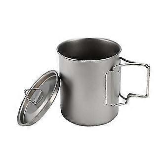 2026 Ultralight Titanium Cup Outdoor Portable Mug Camping Picnic Water Cup 750ml