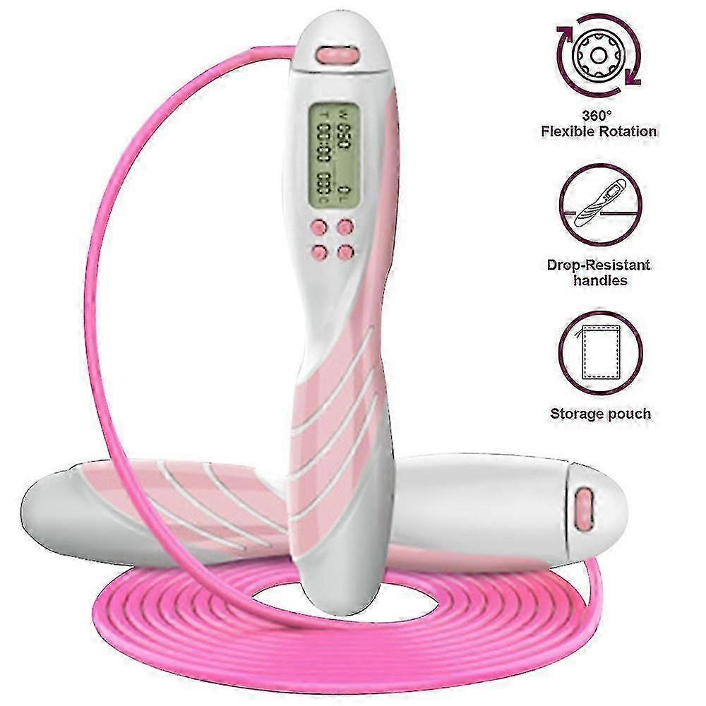 Digital Handle Adjustable Jumping Rope With Smart Counter,compatible with Kids