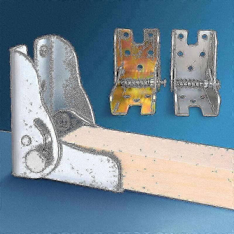 Folding Hinge Table Legs - 90 Degree Self-locking - Chair Extension Foldable - Hardware