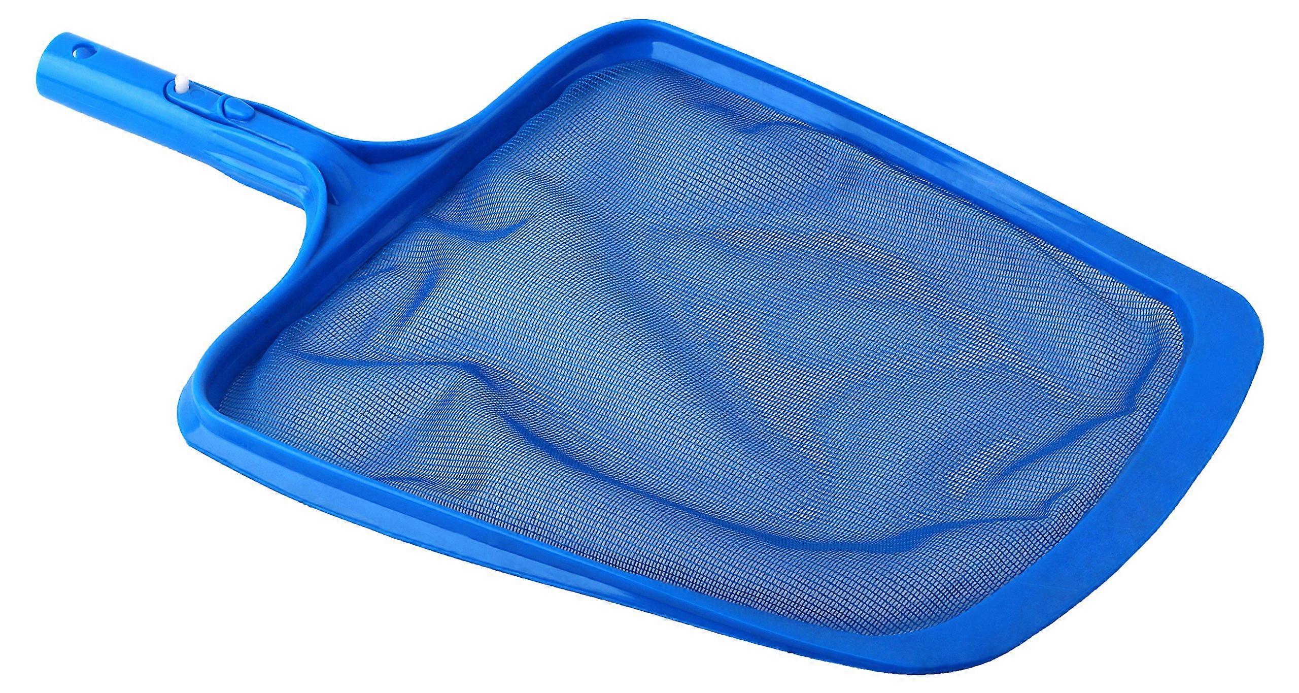 Small White Blue Pool Leaf Skimmer Net for Fast Surface Cleanup and Precision Corner Access