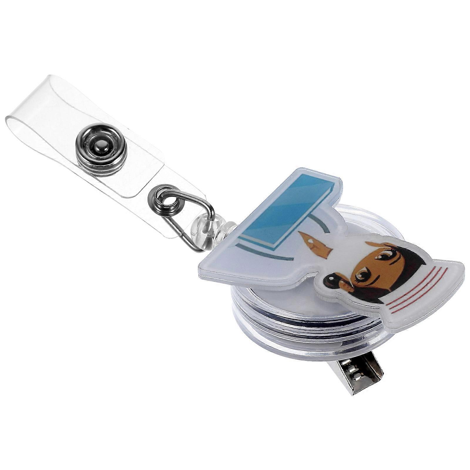 Easy Pull Syringe Multi-Function Nurse Badge Holder for Doctors