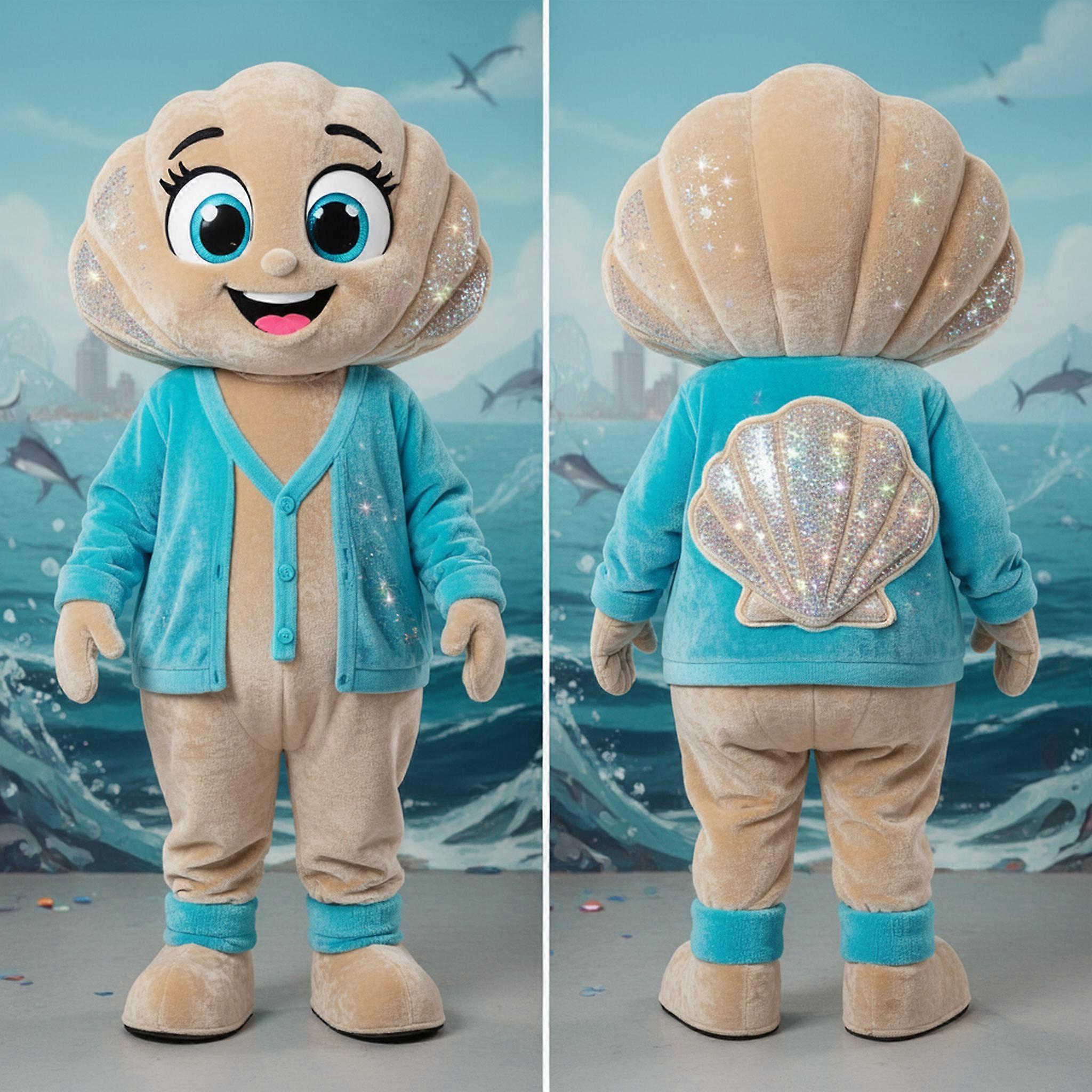 MASTICOT Beige Velvety Oyster Mascot