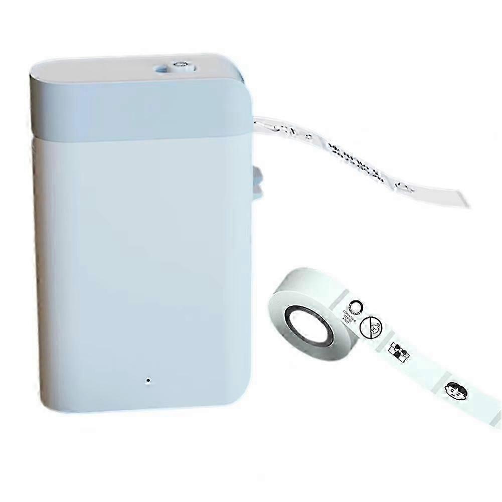 Bluetooth-Compatible Label Printer Mini Bluetooth Label Printer with Rechargeable Battery Built-in Cutter for Sticker