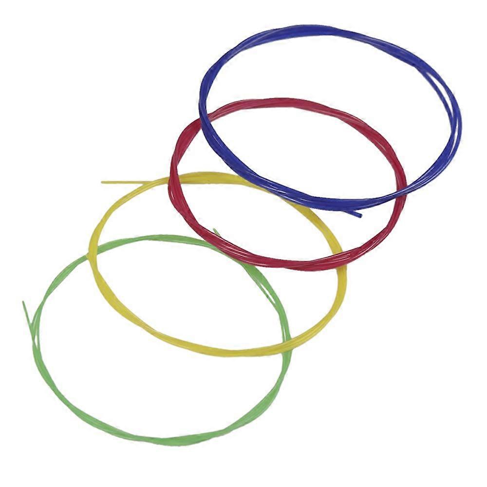 Baritone Ukulele Strings Set, Nylon with Bright Tone, Stable Tuning and Multicolor Visual Appeal