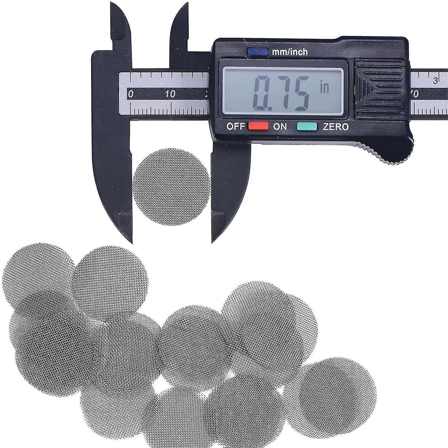 200 Pieces Pipe Screens, Stainless Steel Pipe Screen, 3/4 (0.75 Inch