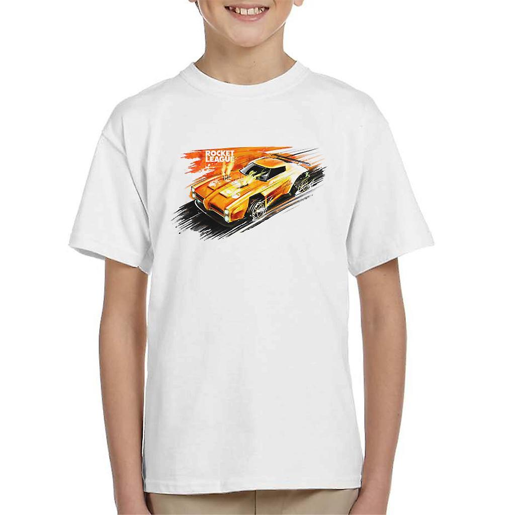 Rocket League Dominus Fire Kid's T-Shirt