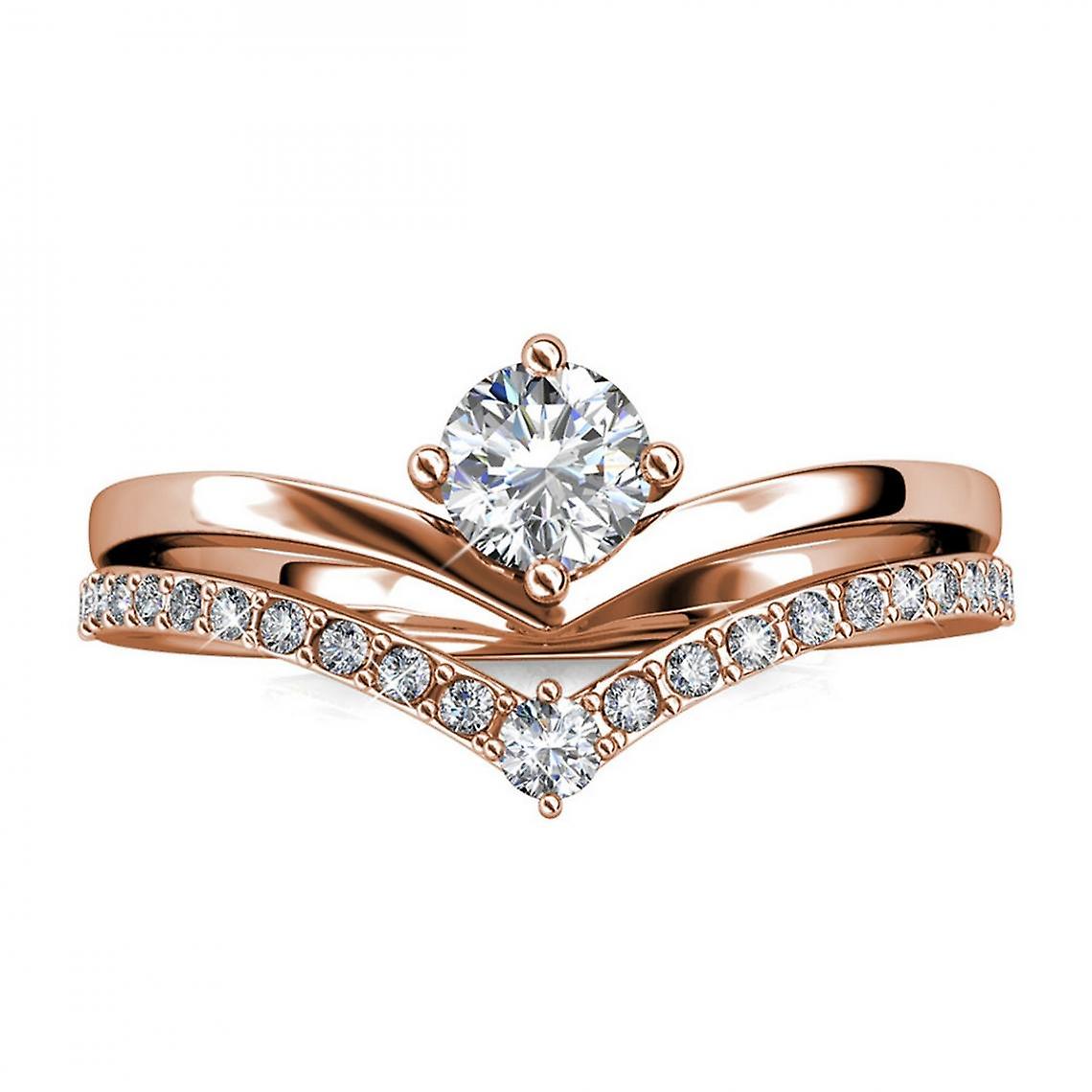 Zinnia rose gull ring