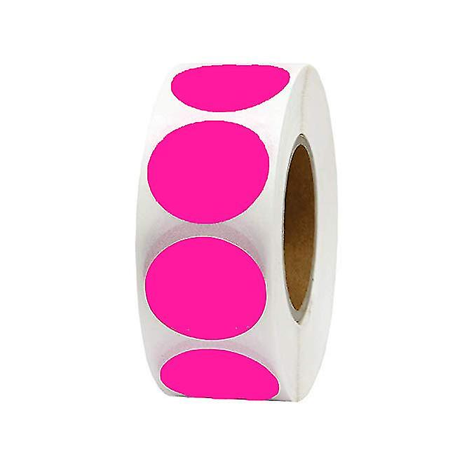 1'' Round Color Coding Circle Dot Labels, 500 Count Each,Different Colors Are Available