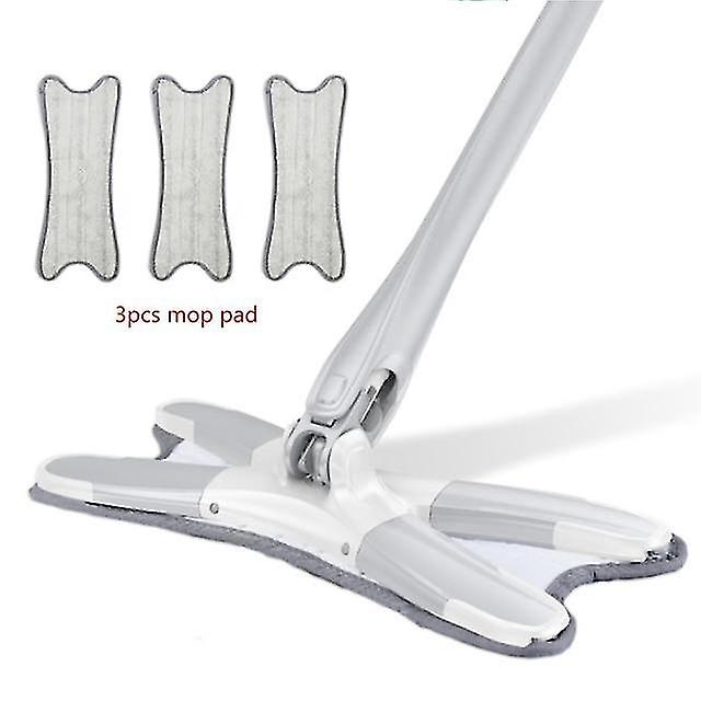 X-type Rotating Hand-free Flat Mop
