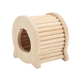 Hamsterhaus aus Holz, Kleintierversteck für Hamster, Rennmäuse, Mäuse, Lemminge, Ratten