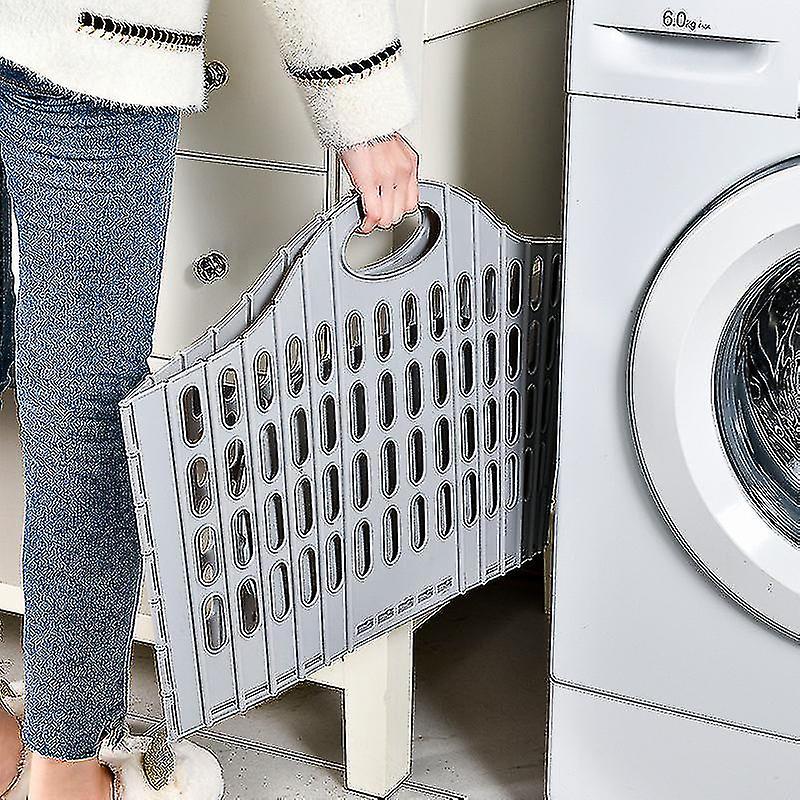 Portable Laundry Basket Hamper Foldable 50*36*39cm