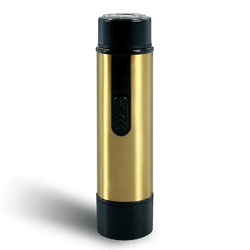 Mini Electric Shaver Beard Trimmer(gold)