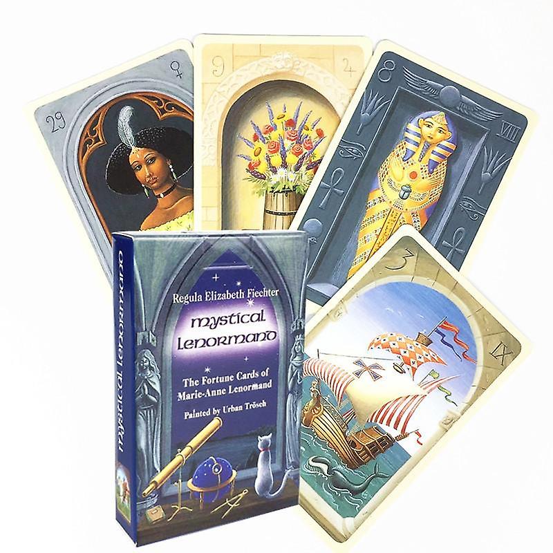 Tarot cards-Oracle cards-Mysterious Tarot-Mystic Oracle Deck: English Edition for Insight
