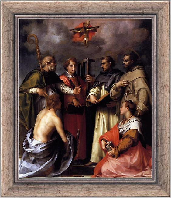 The Debate over the Trinity,Andrea del Sarto,61x51cm