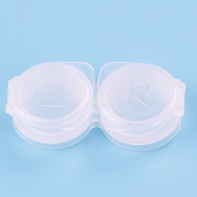 1pc Lens Box Mini Plastic Soaking Portable Travel Contact Storage Case Holder