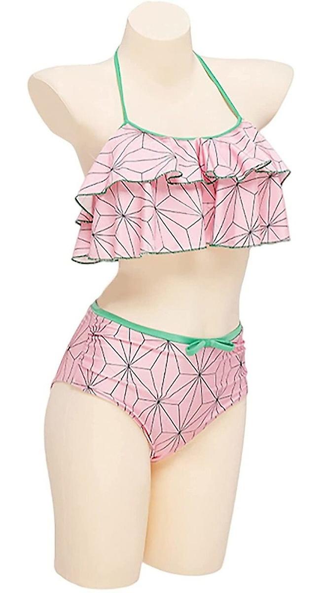 Dames Split Badpak Bikini Bikini Badpak