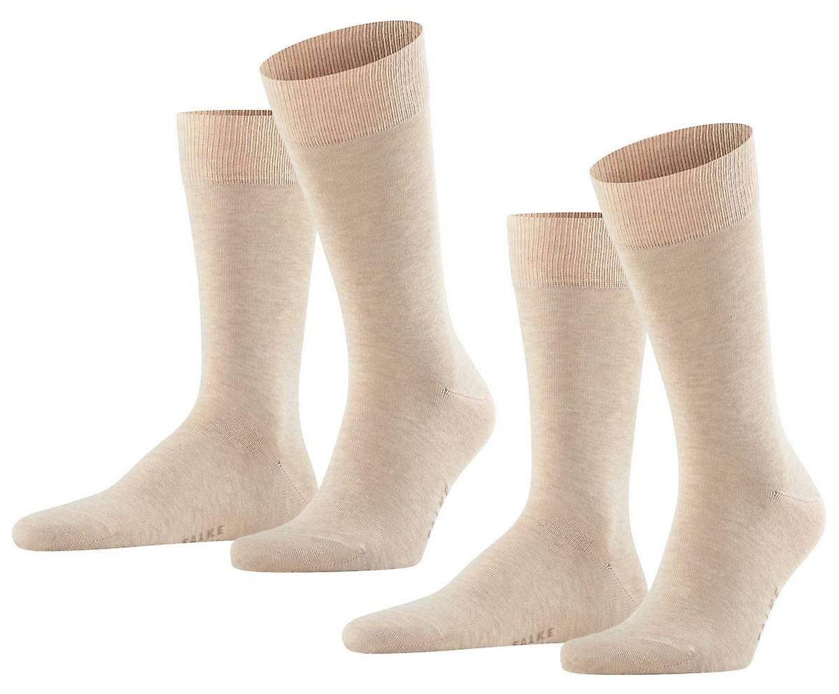 Falke Happy 2 Pack Socks - Sand Mel Beige