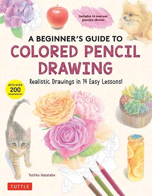 A Beginners Guide To Colored Pencil Drawing by Yoshiko Watanabe Paperback