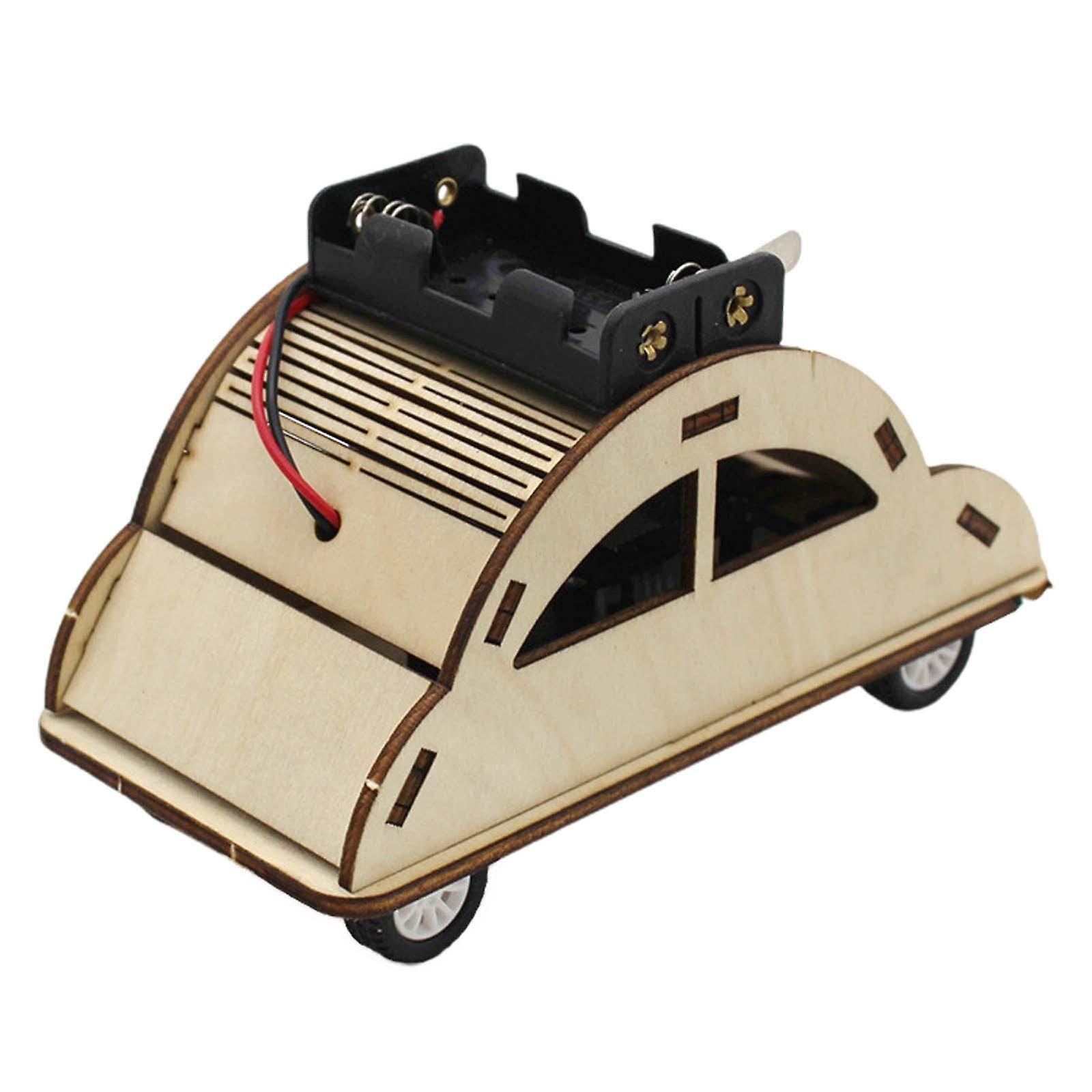 Wooden Model Car Kits Interactive DIY for Development Kids Teaching Prop