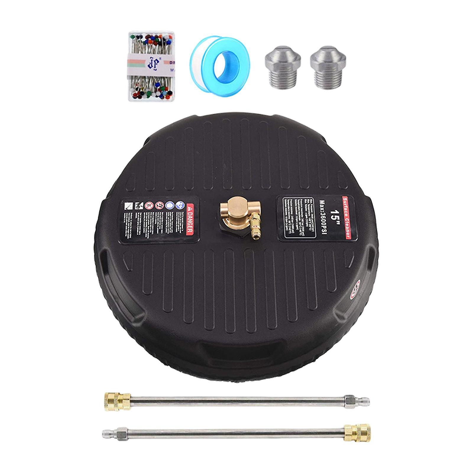 15'' Pressure Washer Surface Cleaner 3600PSI for Rubber Floor