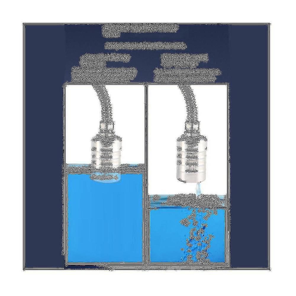 2pcs Fully Automatic Water Level Control Float Valve, Water Level Controller For Water Tank 1/2inch
