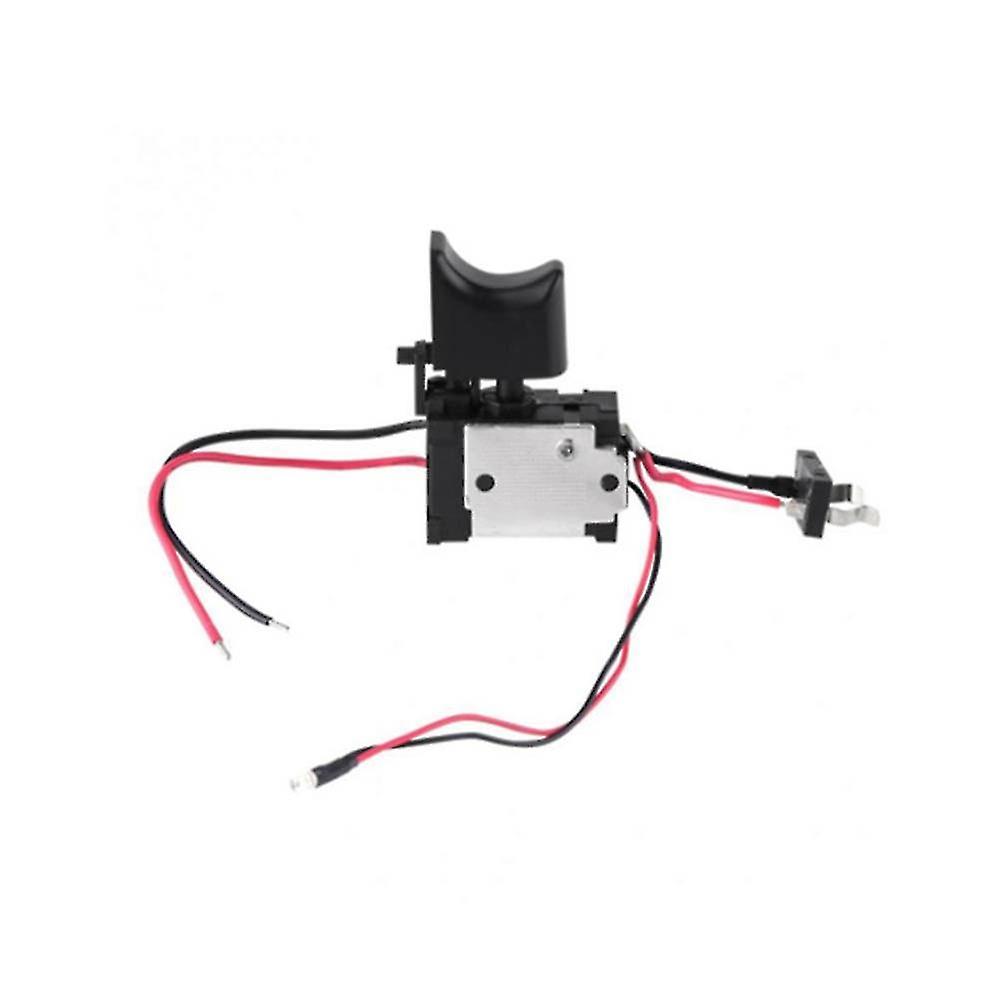 Dc7.2-24v Electric Drill Switch Cordless Drill Speed Control Button Trigger Light Parts For