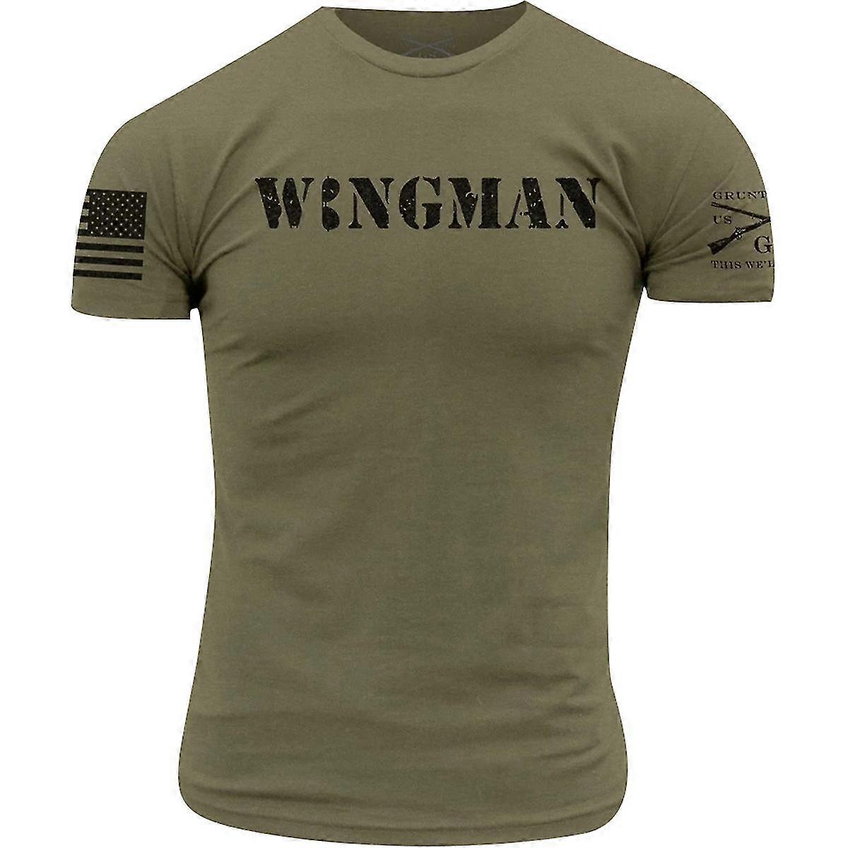 T-shirt Grunt Style Wingman - Vert Militaire
