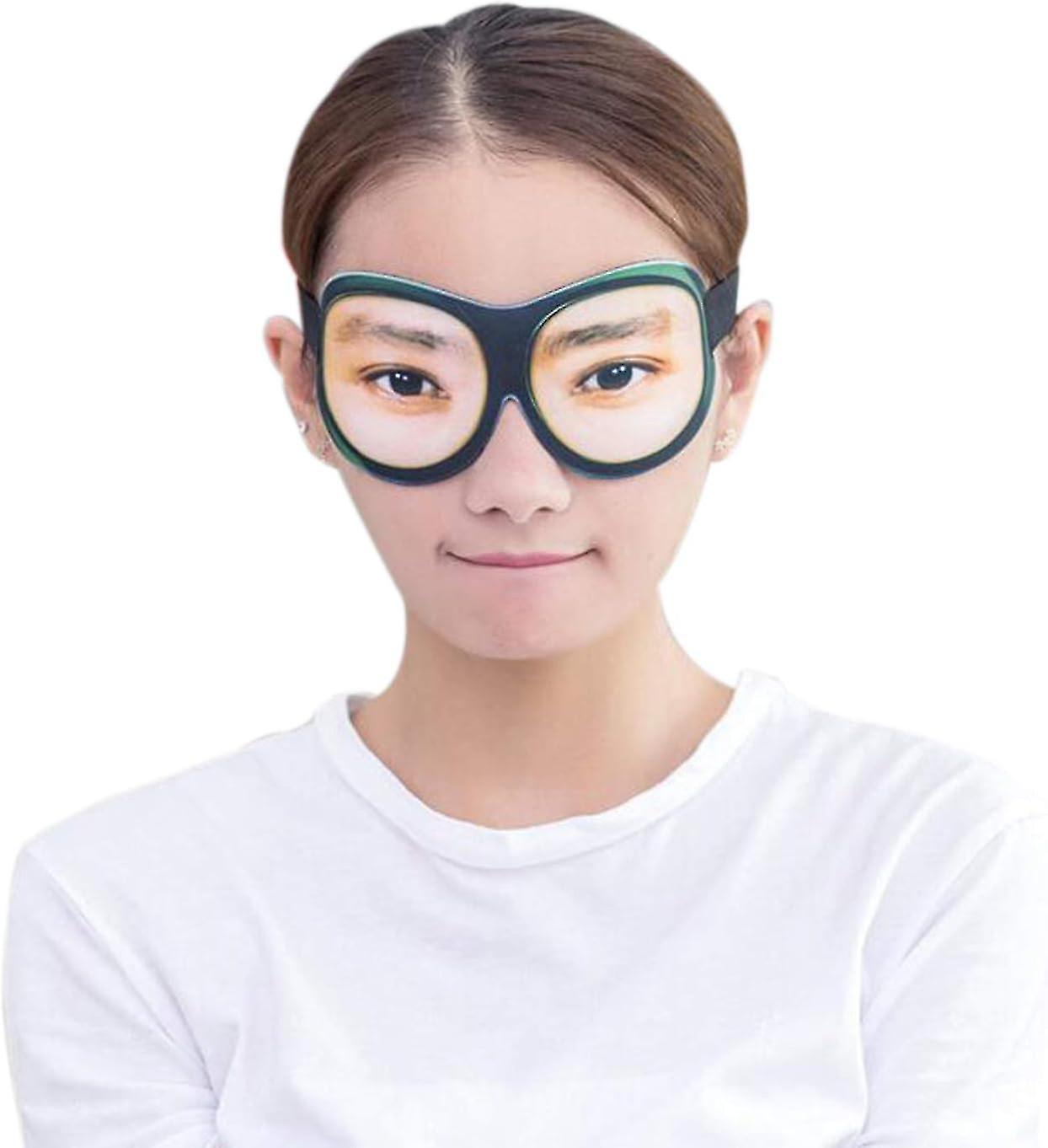 3d Funny Eyeshade Soft Sleep Eye Mask With Adjustable Head Strap