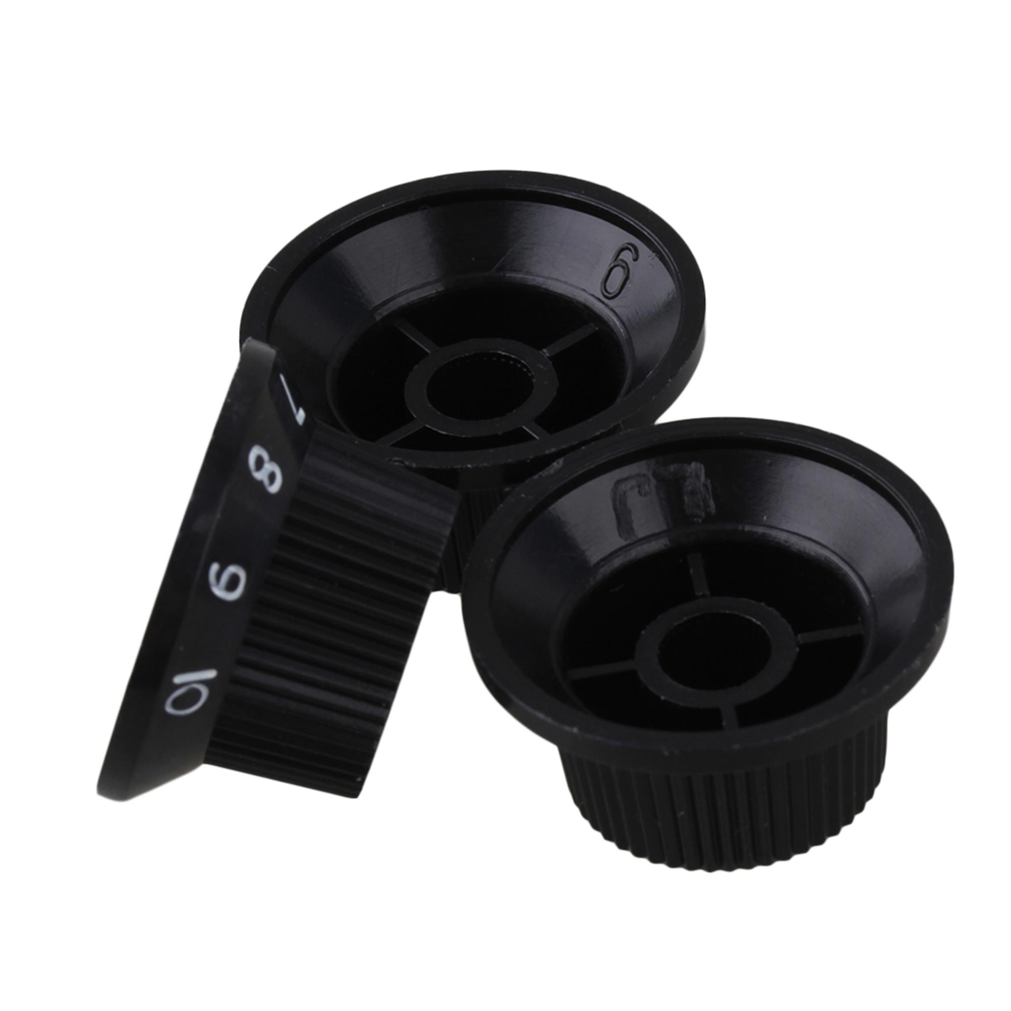 5pcs 1-Volume 2-Tone Plastic Guitar Top Hat Knobs for Electric Guitar Parts