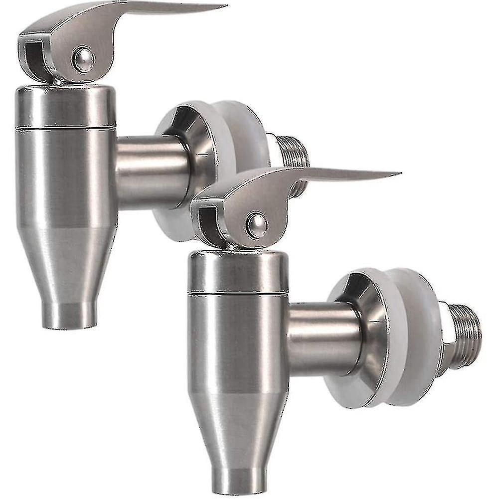 Dryckesvattendispenser i rostfritt stål, kran, 2-pack