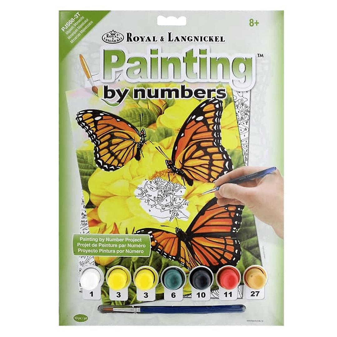 Maling efter nummer Junior Small - Majestic Monarchs