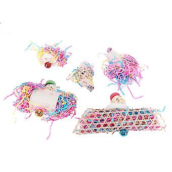 Chewing Toy,5Pcs/Set Bird Parrots Chewing Parrots Toy Bird Bite Toy State-of-the-Art Design