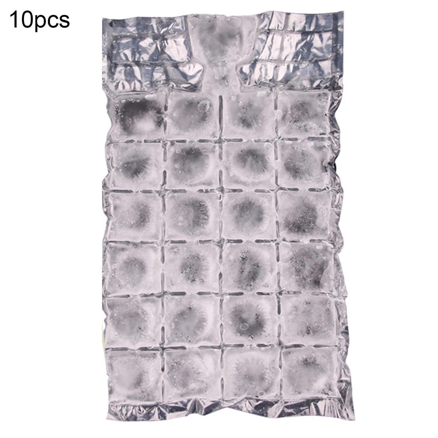 ZHOUBA 10Pcs PE Disposable Self Sealing Ice Cube Making Bag Mold Pouch Kitchen Bar Tool