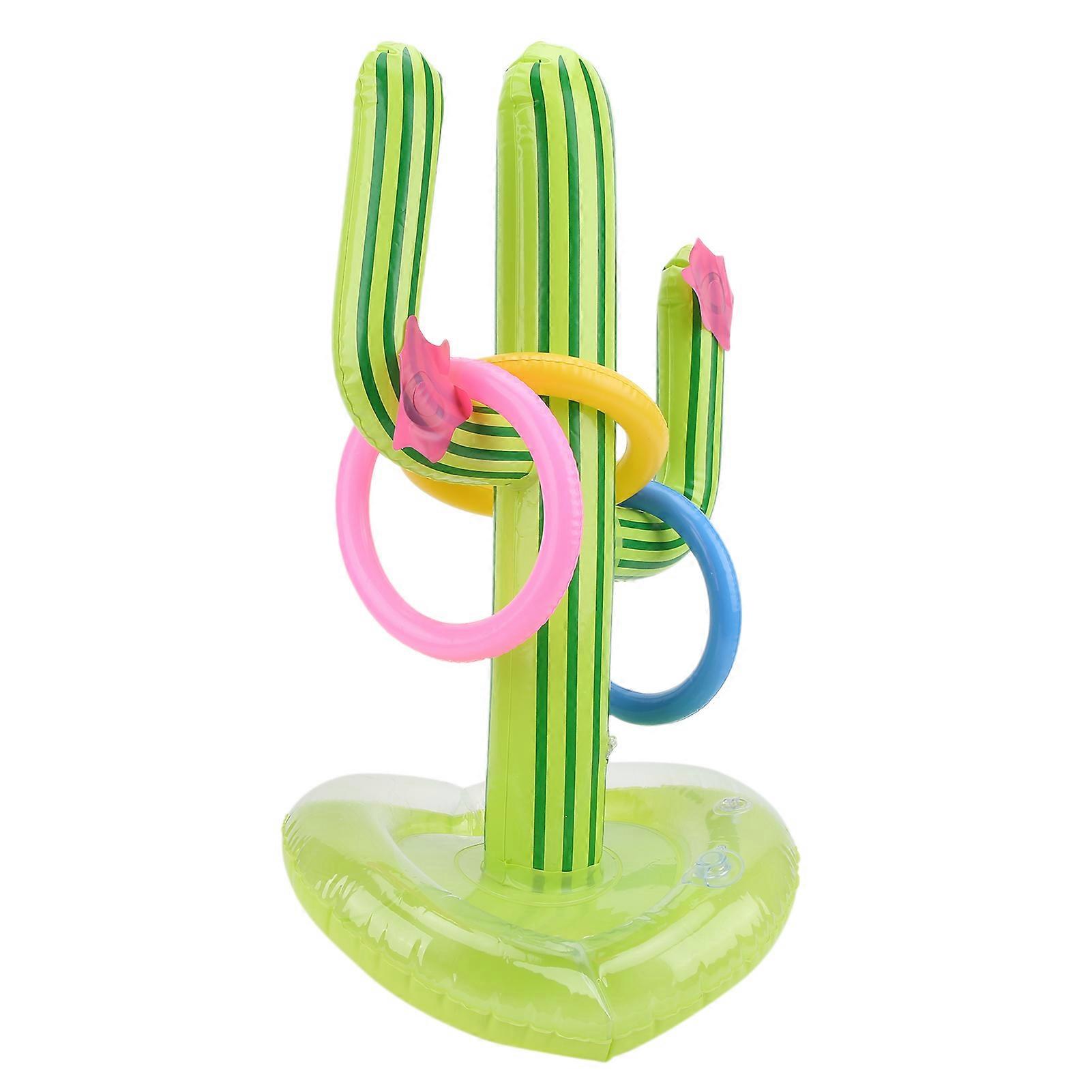 Inflatable Cactus Drink Holder Floating Beverage Stand Swimming Pool Float Party Accessories