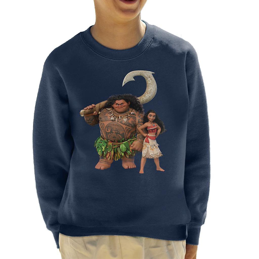 Disney Moana And Maui Pose Kid's Sweatshirt | Fruugo US