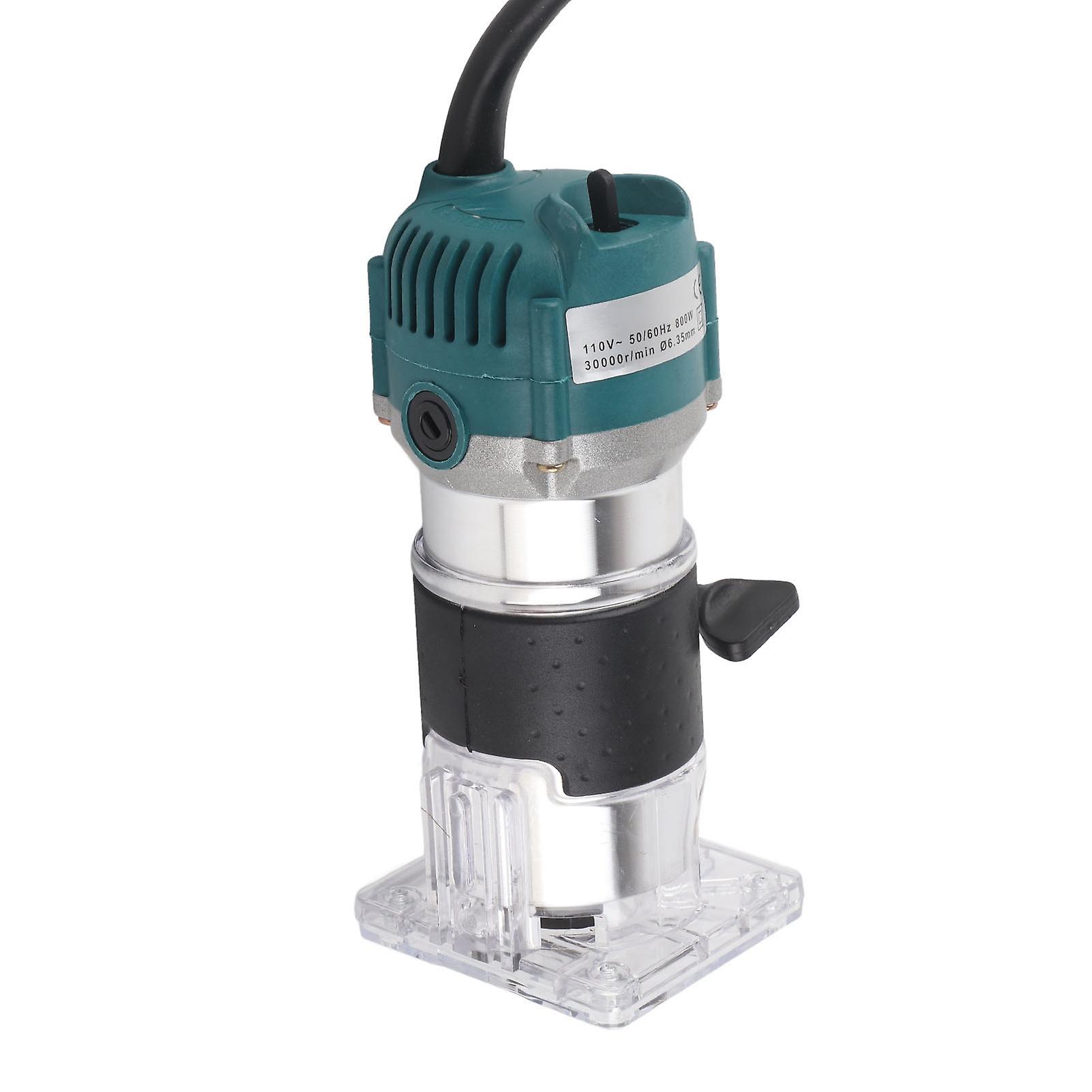 800W Electric Wood Router Tool Multifunctional Handheld Compact Palm Router for Woodworking