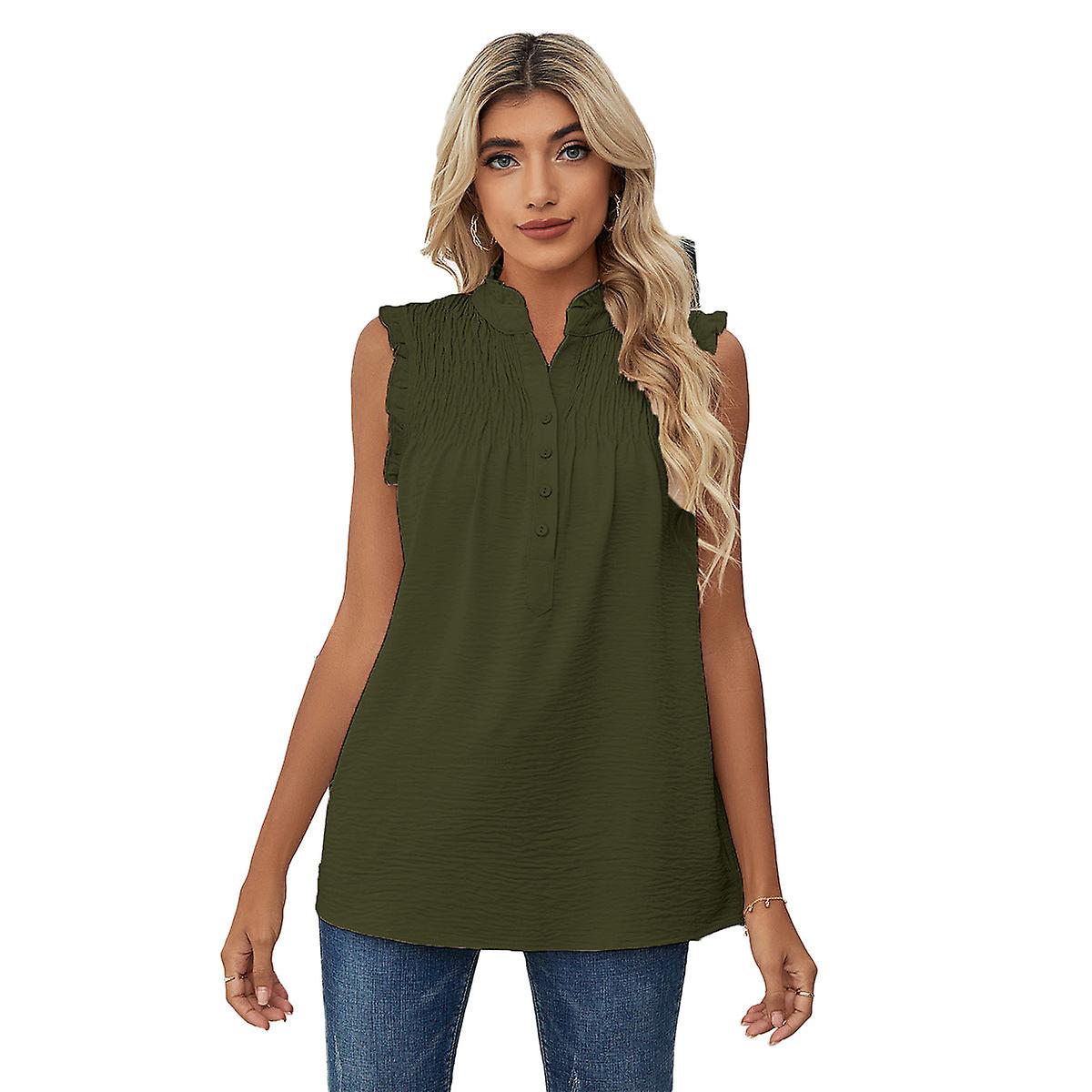 女性Tシャツサマートップス2022春夏ルーズカジュアルVネック