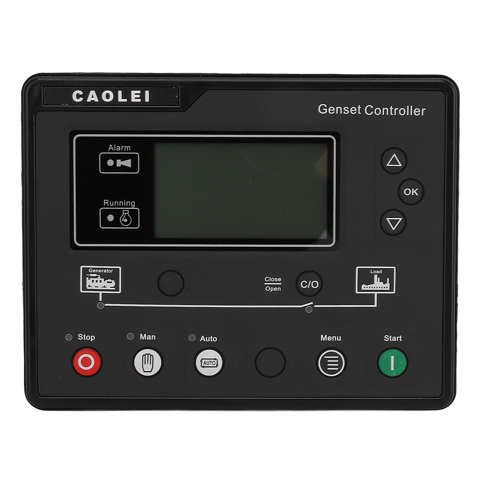 Generator Controller with LCD Display DC 8‑35V Generator Set Controller for HQM6110U Gasoline Generator Sets