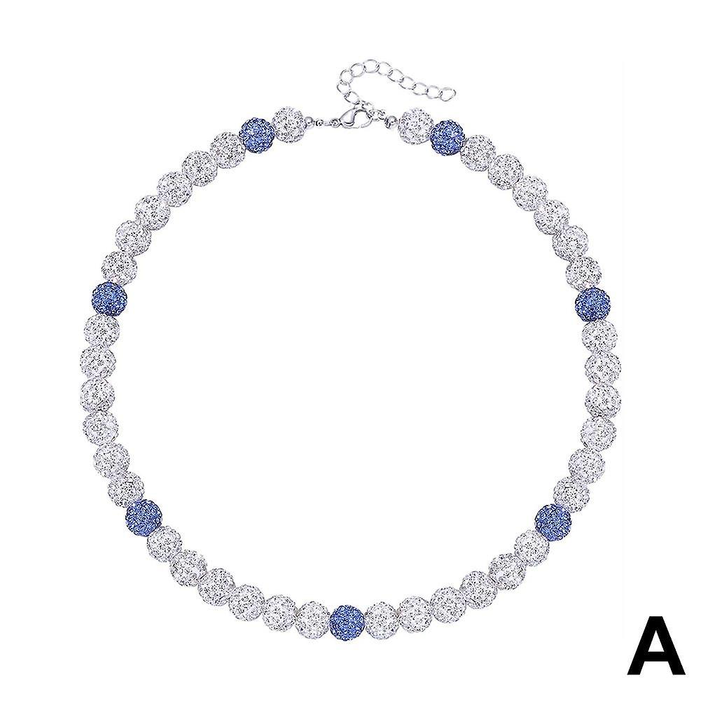 Kaulakoru Miesten Värikäs Timanttipallokaulakoru