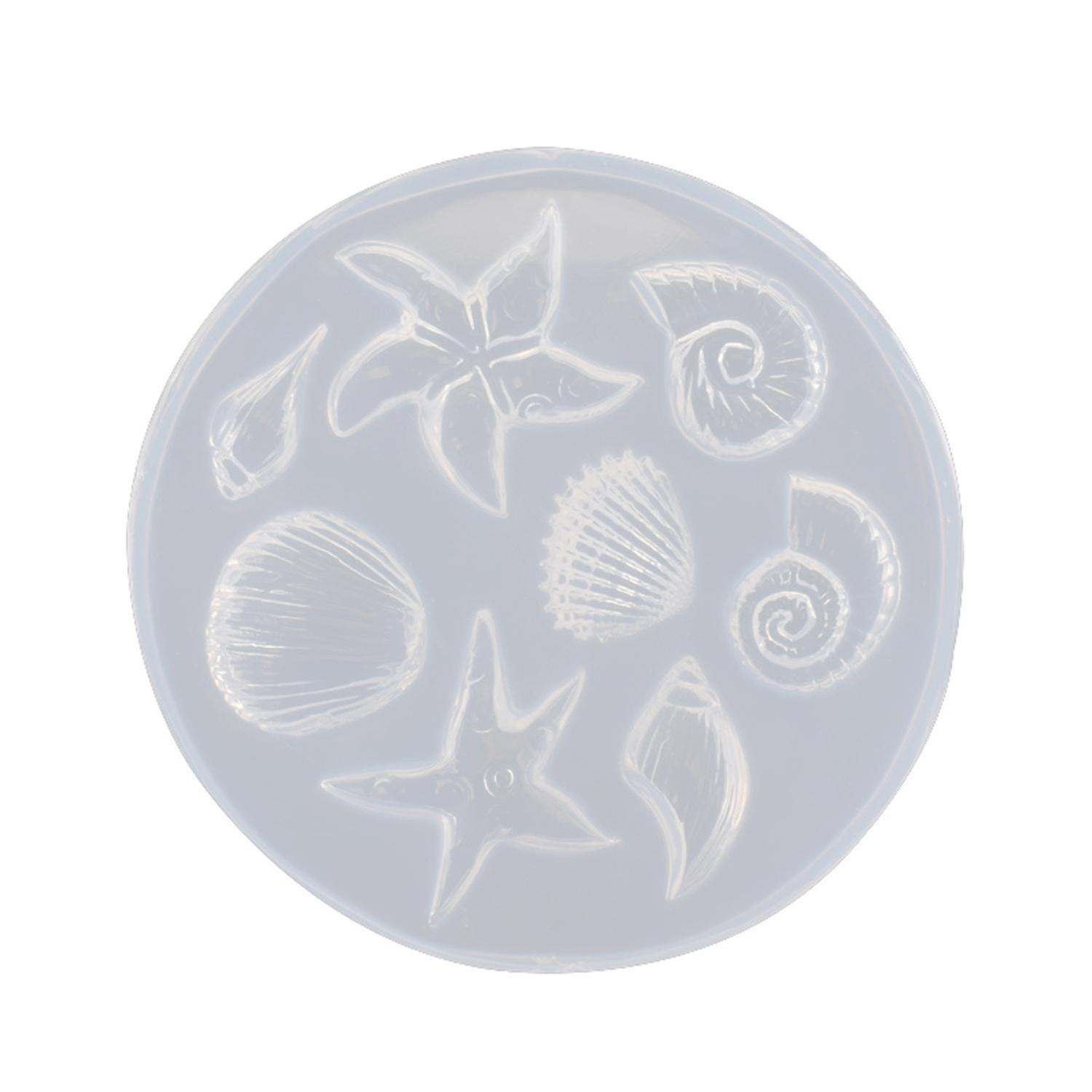 Ocean Silicone Mould Easy to Release Environmentally Friendly Reused Clear Anti-deformed DIY Smooth