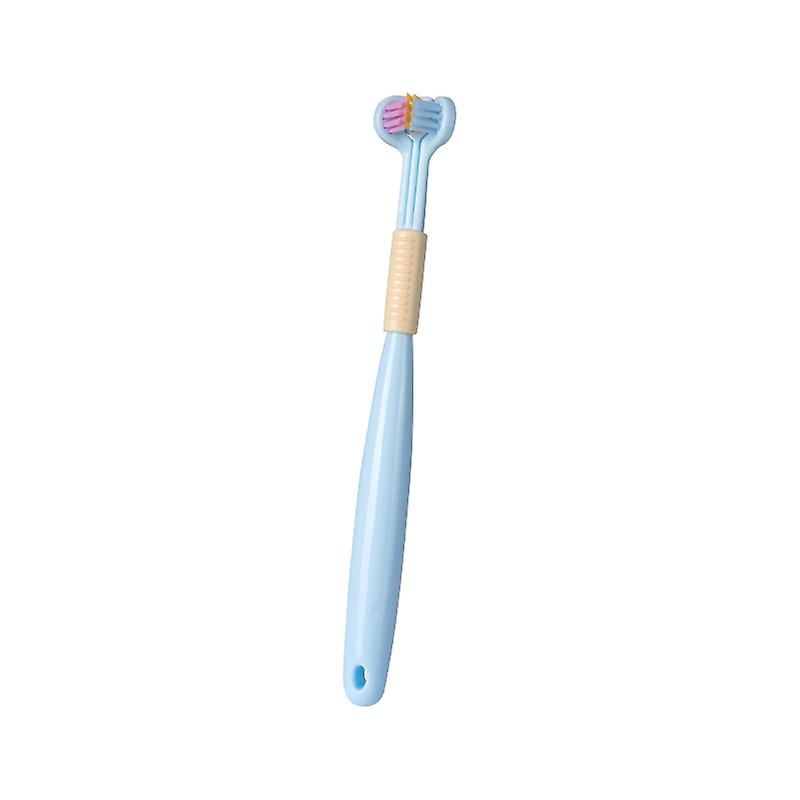 YALINA Three Sided Toothbrush A22 Kids Blue