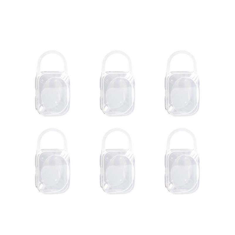 6pcs Portable Pacifier Box