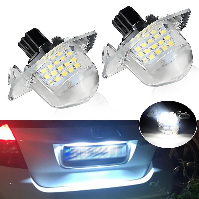 2pcs Error Free Led Number License Plate Light For Honda Crv 2008 Jazz Fit Crosstour Fr-v/edix Hr-v Insight Odyssey Stream