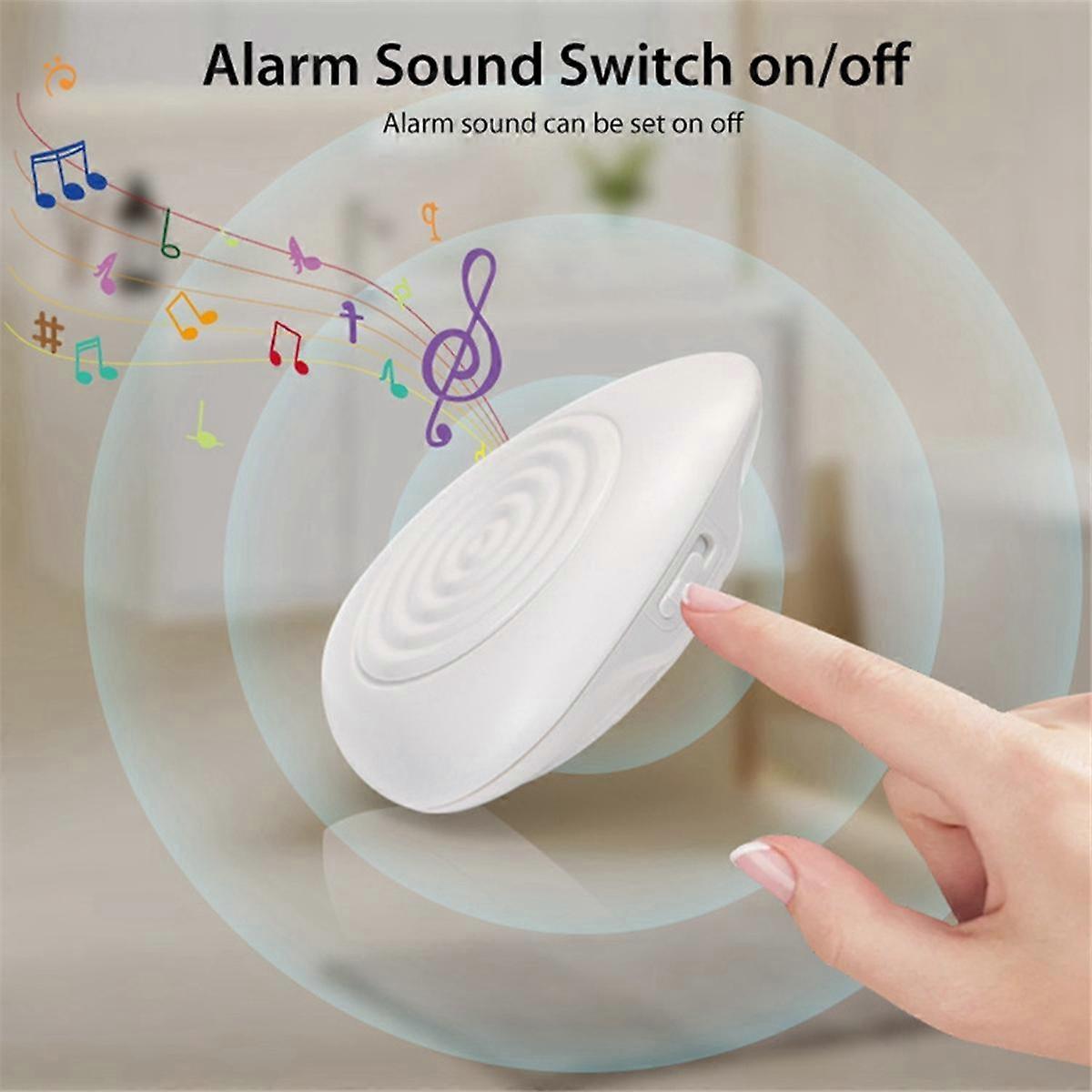 Tuya Zigbee Water Level Sensor Smart Water Leakage Alarm Detector Overflow Security Protection Tuya